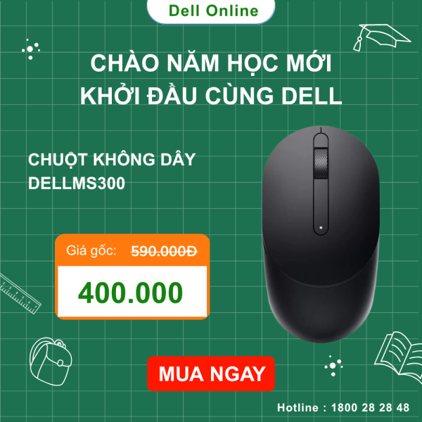 Chuột máy vi tính không dây Dell MS300